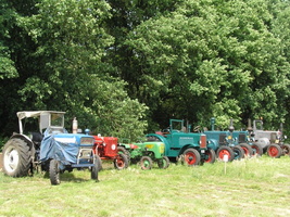 tractoren in slagorde